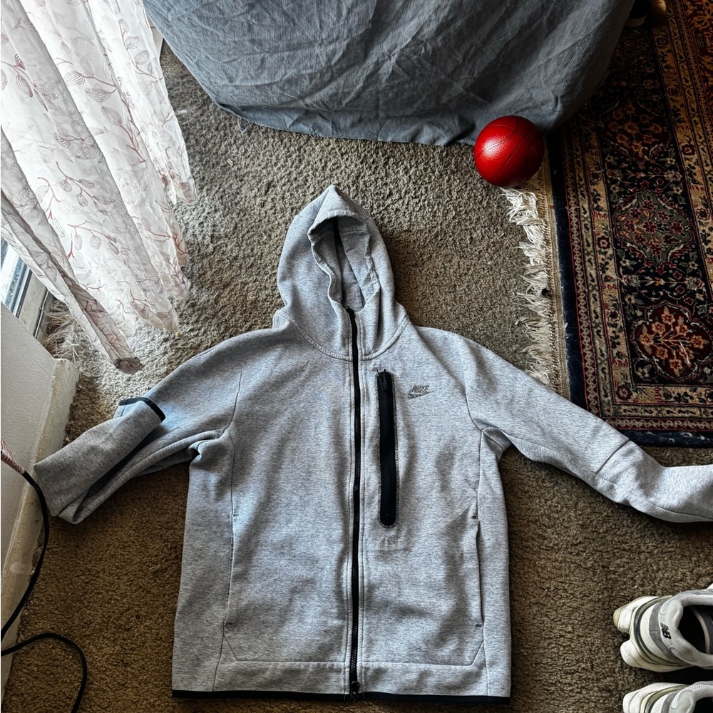 Nike Tech Light Gray fleece Jacket